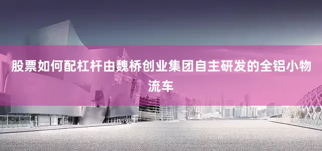 股票如何配杠杆由魏桥创业集团自主研发的全铝小物流车